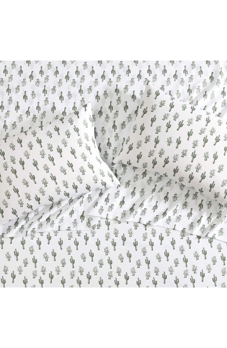 Wrangler Cacti Sheet Set, Alternate, color, Dark Green