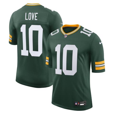 Men's Nike Jordan Love Green Green Bay Packers Vapor Untouchable Stitched Limited Jersey