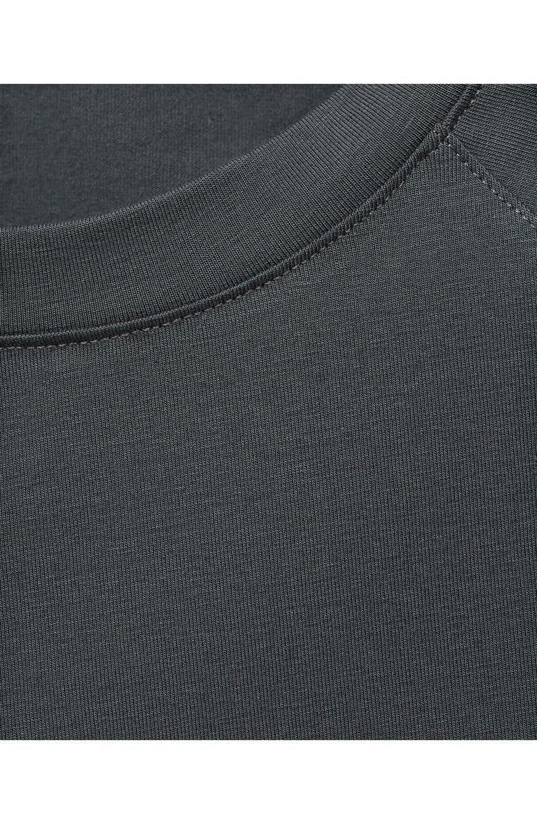 MANGO Stud Crop Top, Alternate, color, Charcoal