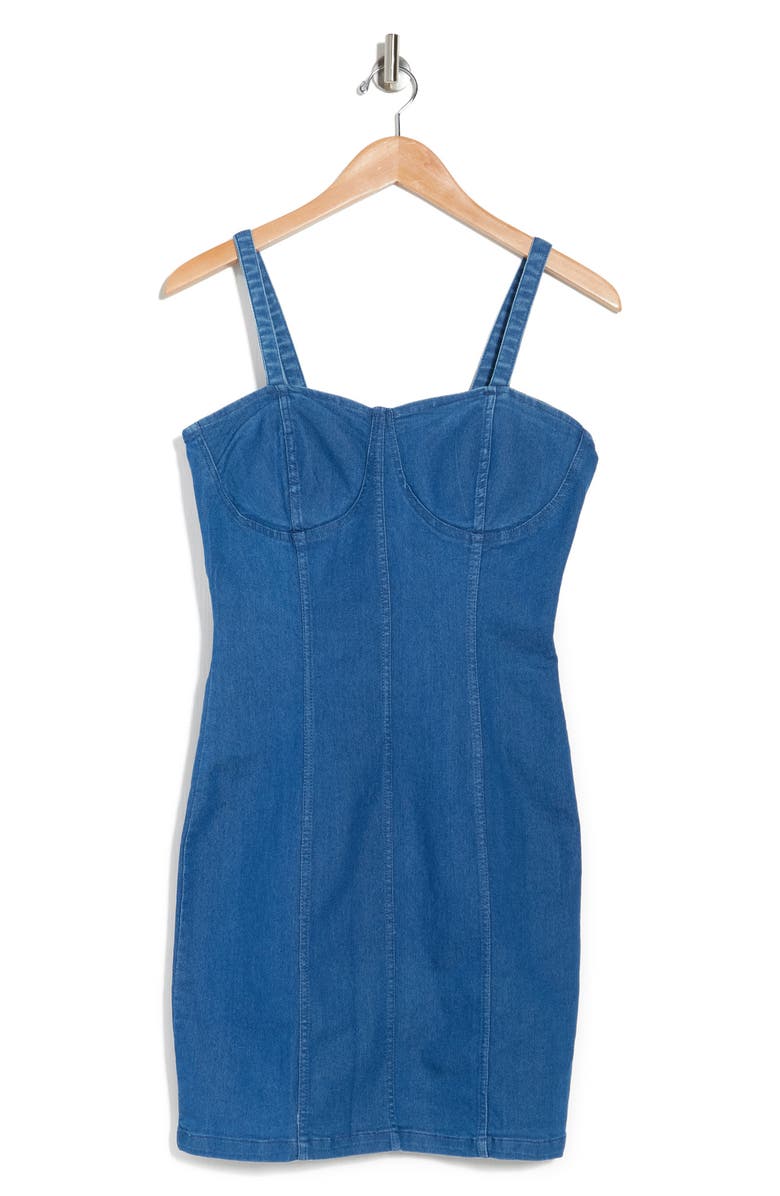 RDI Stretch Denim Bustier Dress, Alternate, color, 