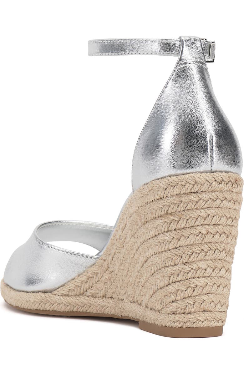 Vince Camuto Felyn Espadrille Wedge Sandal, Alternate, color, Lux Silver
