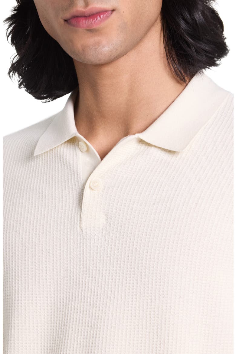 Soris Polo Sweater, Alternate, color, OAT MILK