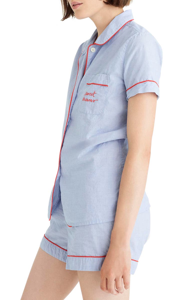 J.Crew Sweet Dreams Short Pajamas, Alternate, color, 