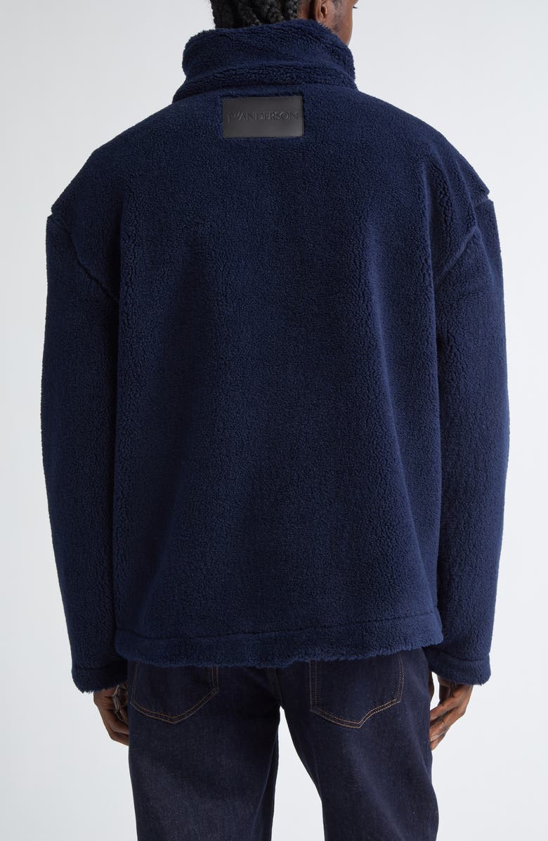 JW Anderson Look, Look, Look Full Zip Fleece Jacket, Alternate, color,