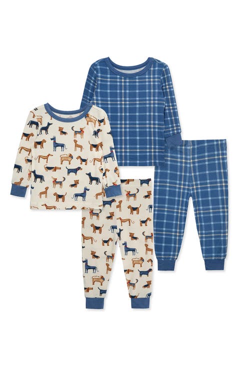 Kids' Puppies 4-Piece Pajama Set