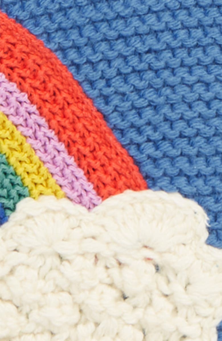 Mini Boden Knit Rainbow Jacket, Alternate, color,