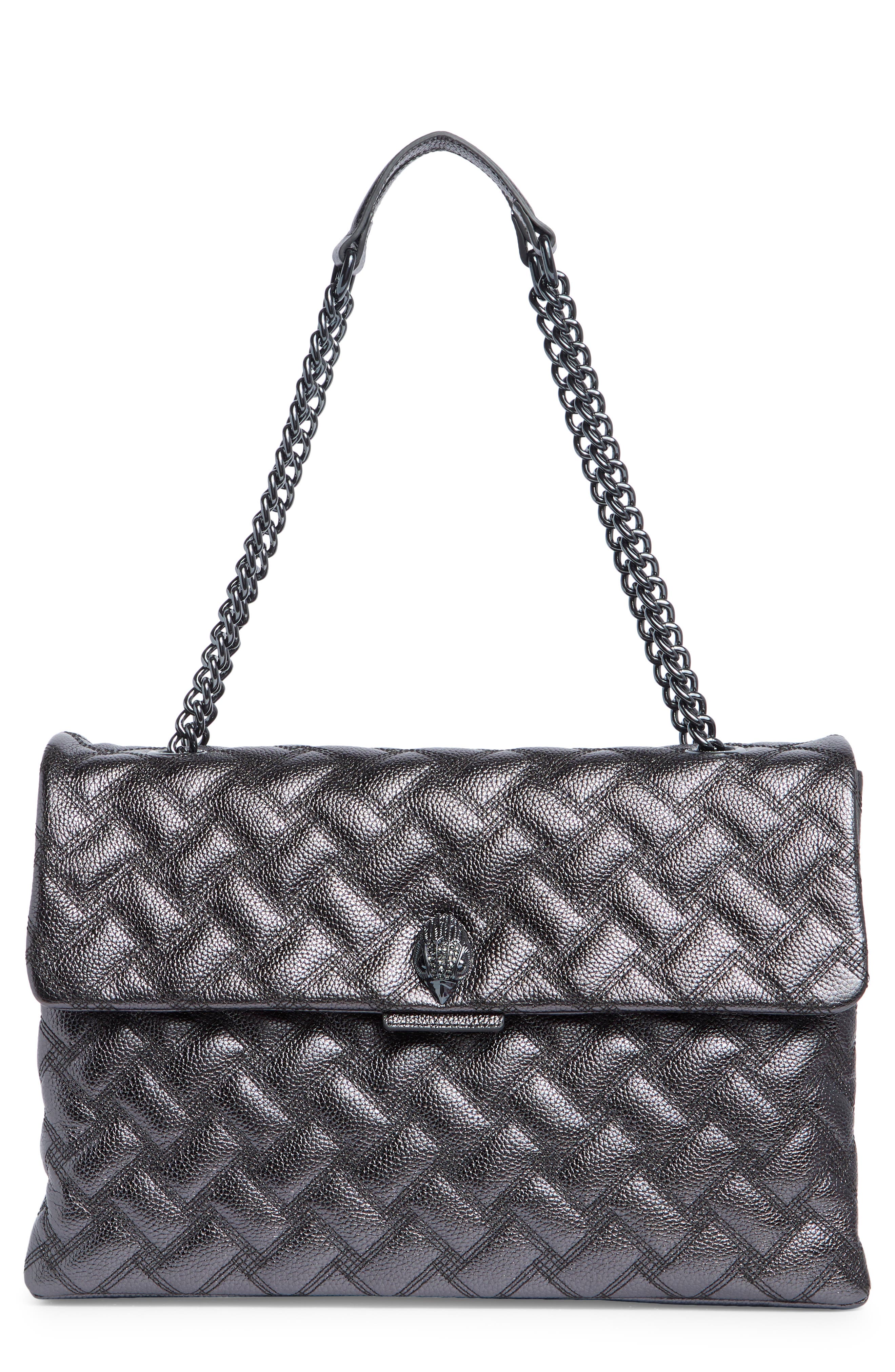 Kurt Geiger London XXL Kensington Soft Quilted Leather Shoulder Bag, Main, color, 