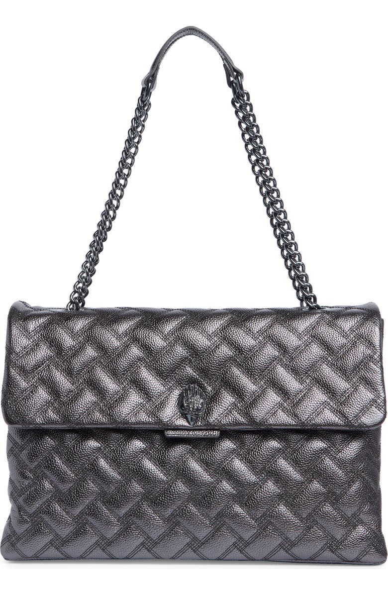 Kurt Geiger London XXL Kensington Soft Quilted Leather Shoulder Bag, Main, color,