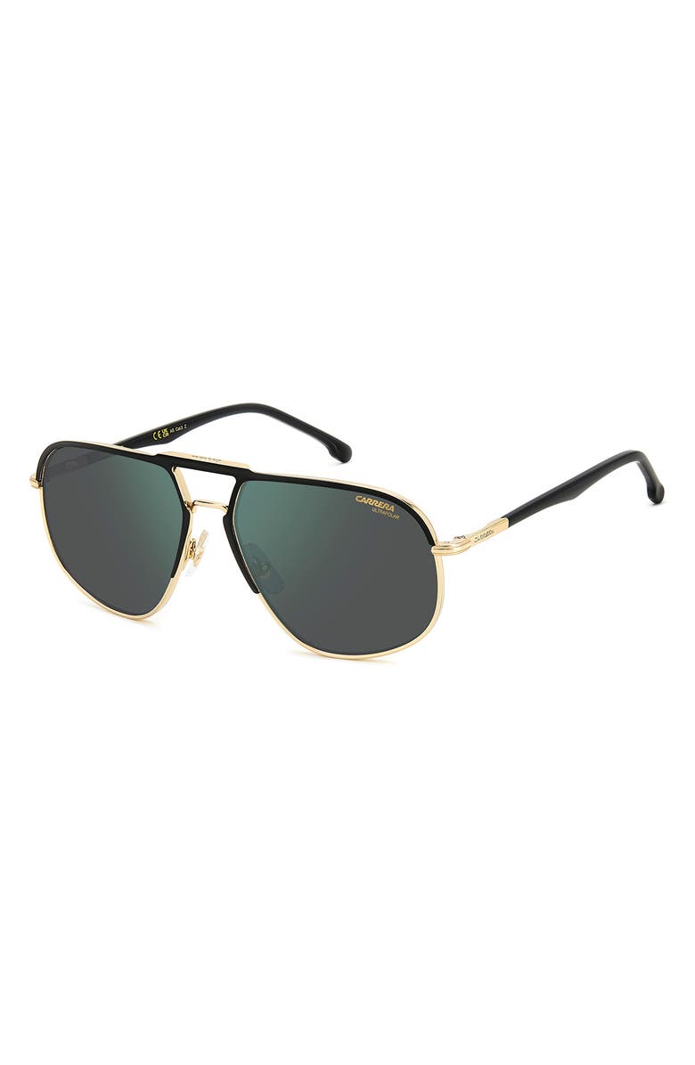 Carrera Eyewear Aviator Sunglasses, Alternate, color,