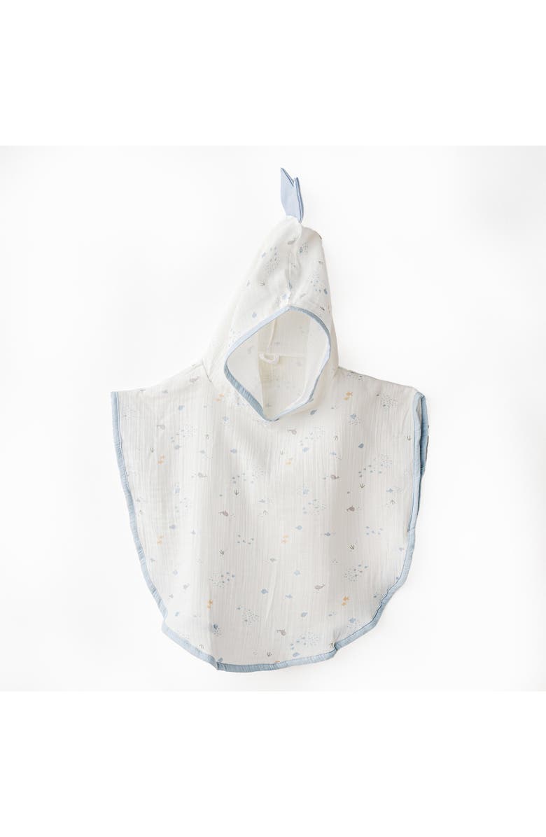 Andy Wawa Ocean Muslin Pancho, Main, color, White