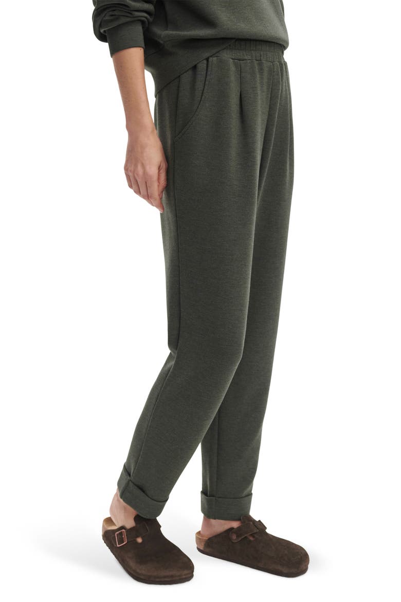 The Rolled Cuff 25-Inch Pants, Alternate, color, OLIVE MARL