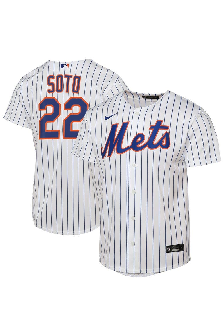 Youth Nike Juan Soto White New York Mets Home Replica Player Jersey, Main, color, White