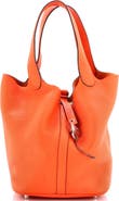 Pre-Owned Hermes Picotin Lock Bag Clemence MM