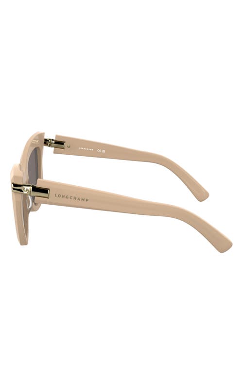 Longchamp Roseau 50mm Gradient Cat Eye Sunglasses In Rose