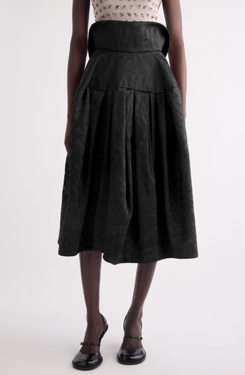スカート DRIES VAN NOTEN 'Safya' skirt Brown 2420108409346 Dries Van Noten Saffy Jacquard High Waist Midi Skirt | Nordstrom
