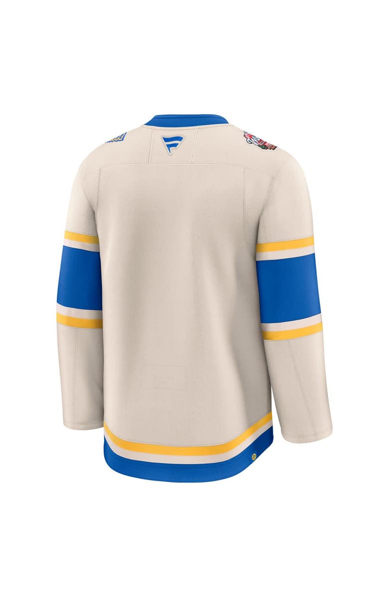 FANATICS Men's Fanatics Cream St. Louis Blues 2025 NHL Winter Classic Premium Jersey, Alternate, color, 