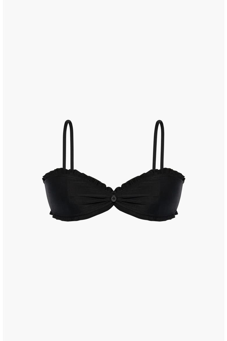 Bralette Bikini Top, Main, color, Black