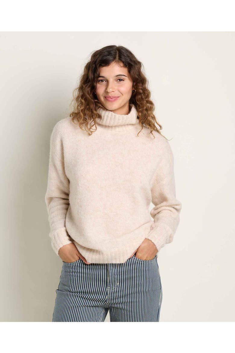 Toddy T-Neck Sweater, Main, color, Barley