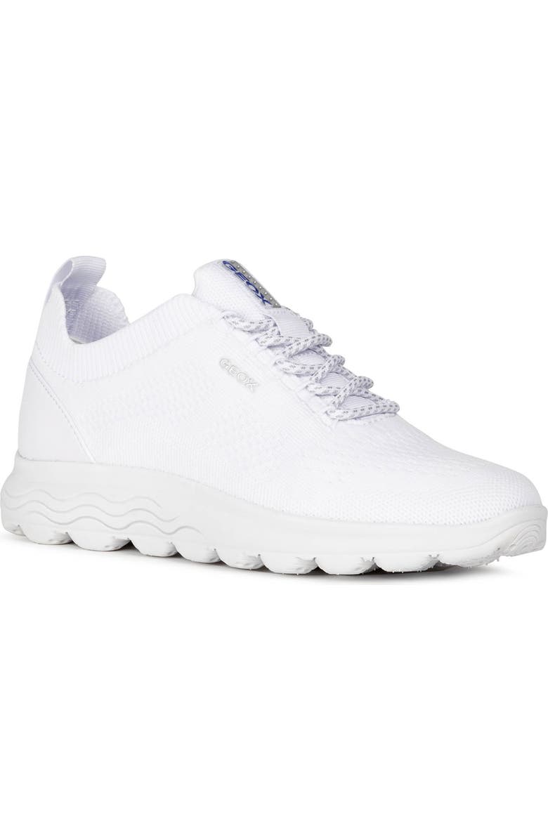 Geox Spherica Sneaker, Main, color, White