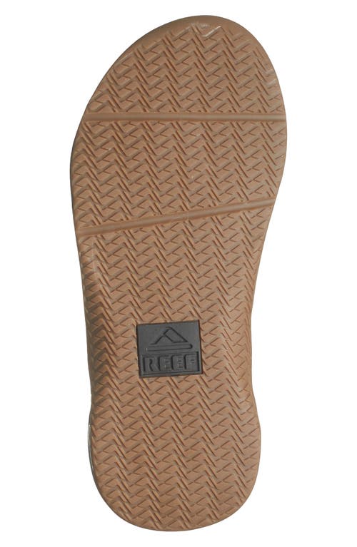 Shop Reef One Slide Sandal In Black/silver