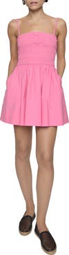 Rebecca Minkoff Fay Smocked Mini Sundress
