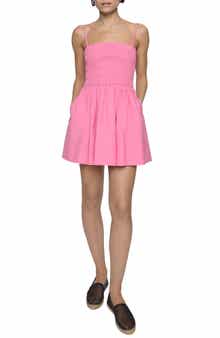 Rebecca Minkoff Fay Smocked Mini Sundress
