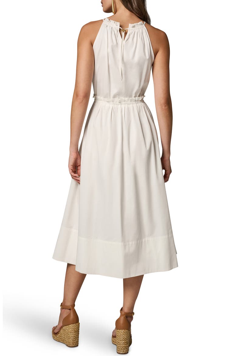 Sleeveless A-Line Midi Dress, Alternate, color, CREAM