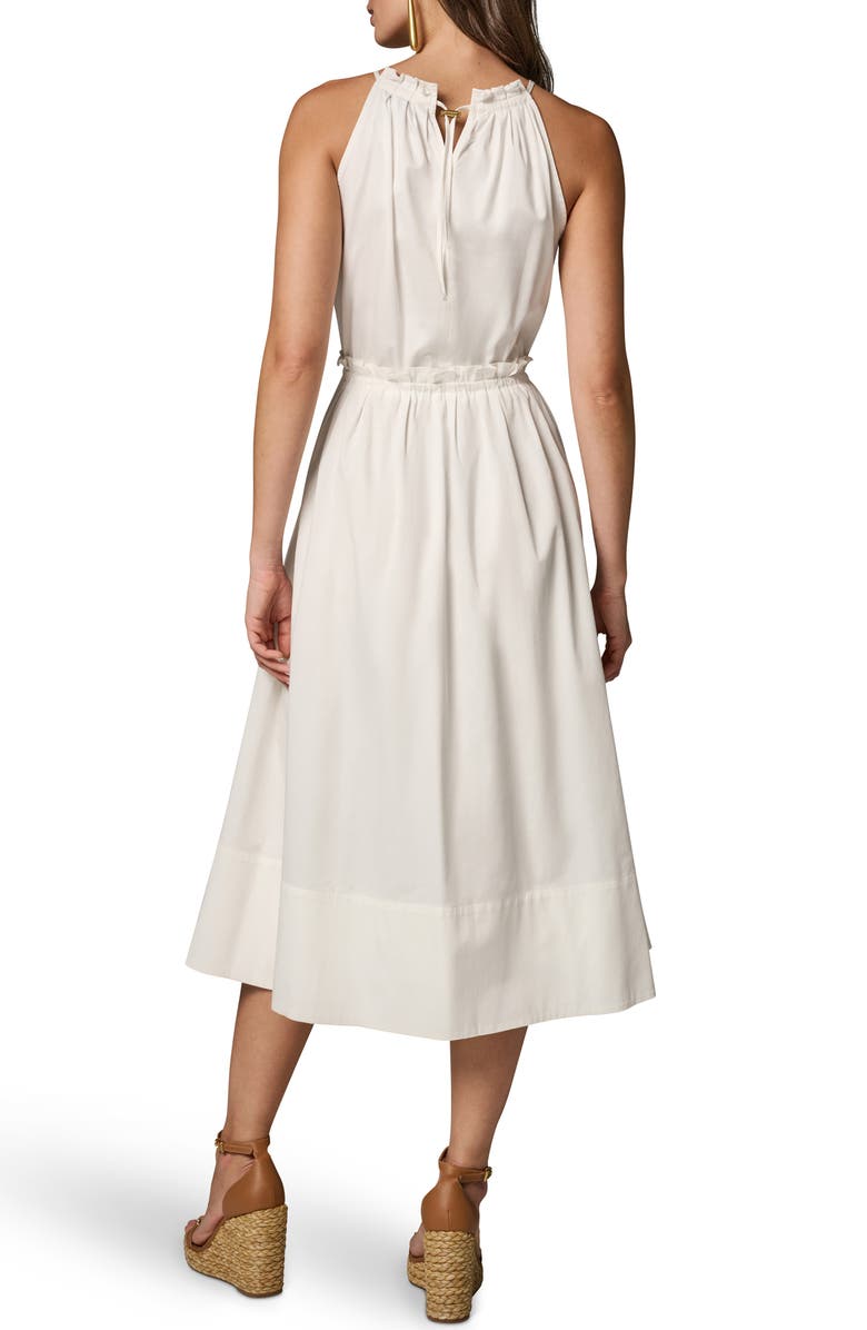 DONNA KARAN WEEKEND Sleeveless A-Line Midi Dress, Alternate, color, Cream