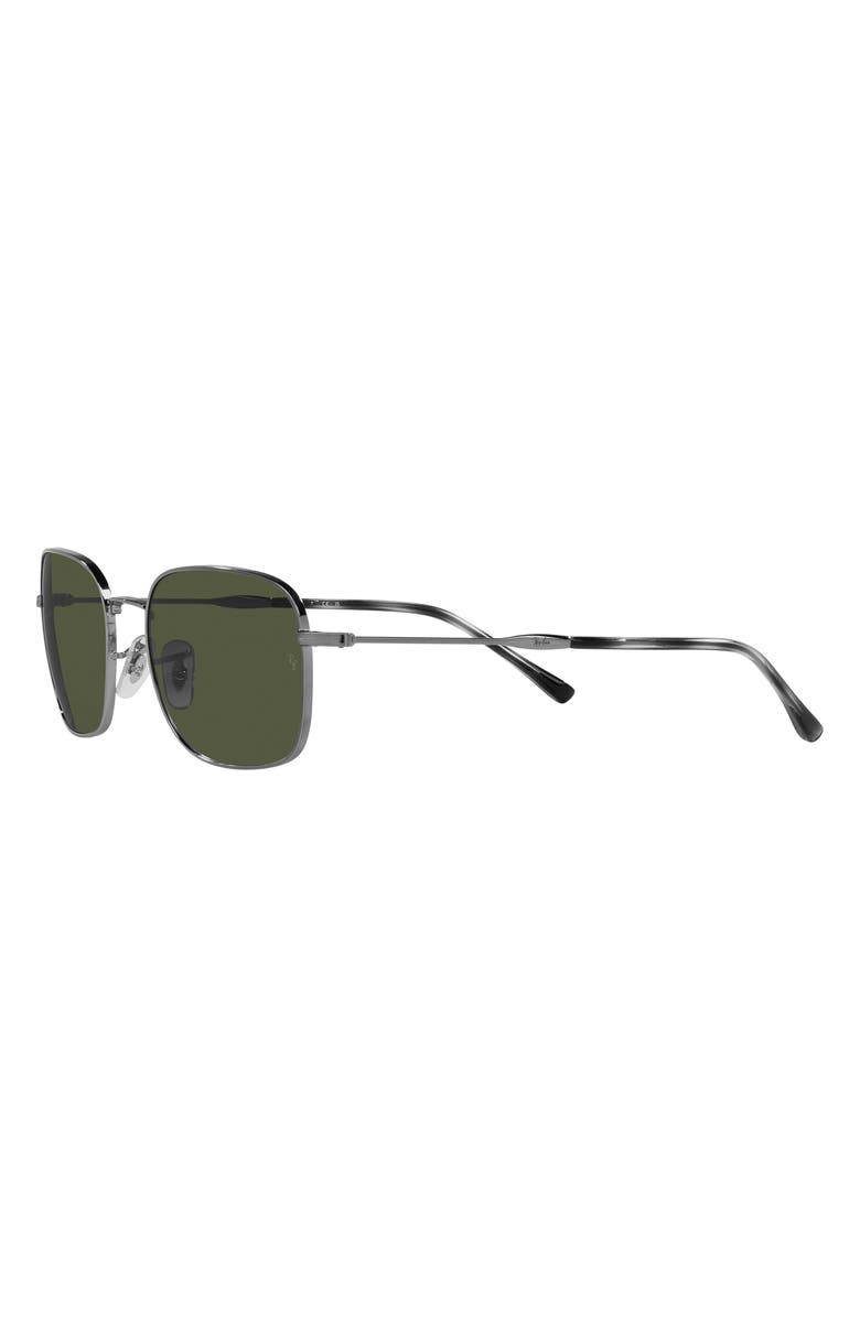 Ray-Ban 57mm Gradient Pillow Sunglasses, Alternate, color, Gunmetal