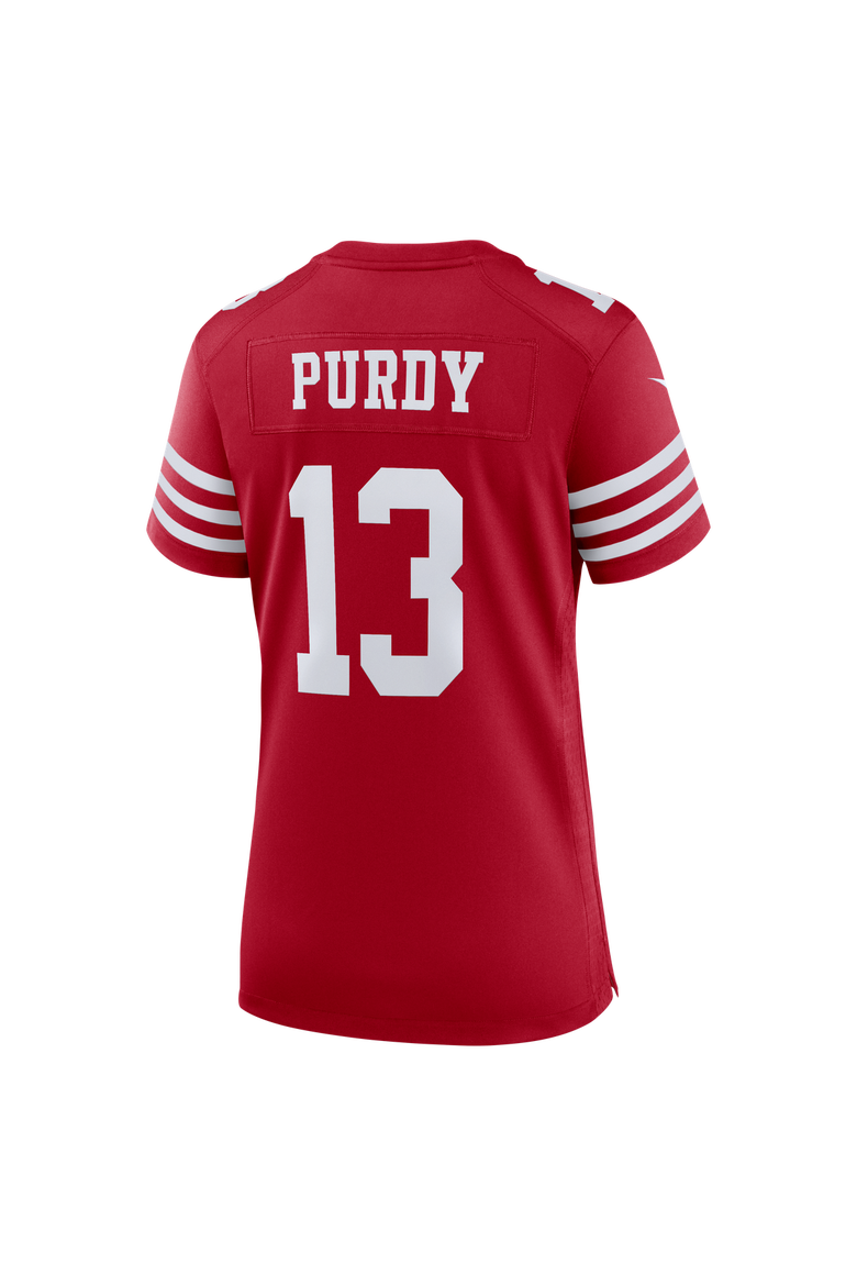 Women's Nike Brock Purdy Scarlet San Francisco 49ers 80th Anniversary Game Jersey, Alternate, color, Scarlet