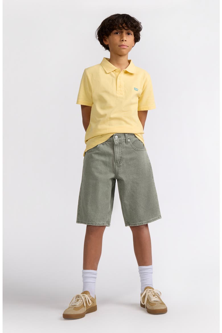 Kids' Denim Skate Shorts, Alternate, color, CACTI WASH