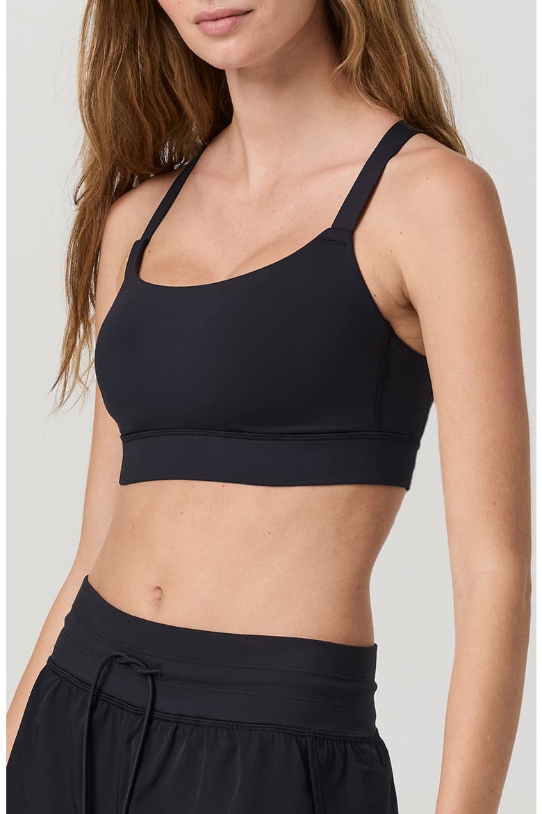 V1 High Impact Sports Bra, Main, color, BLACK