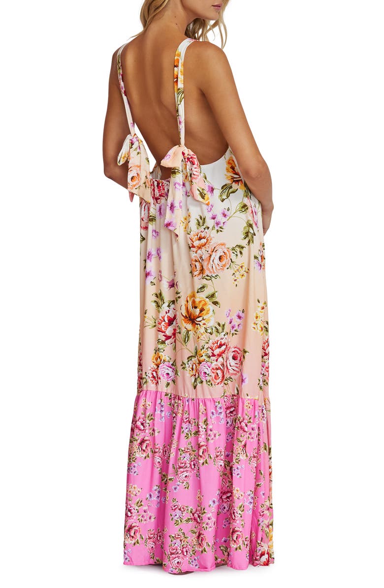 PQ SWIM Leilani Cover-Up Dress, Alternate, color, Bahia
