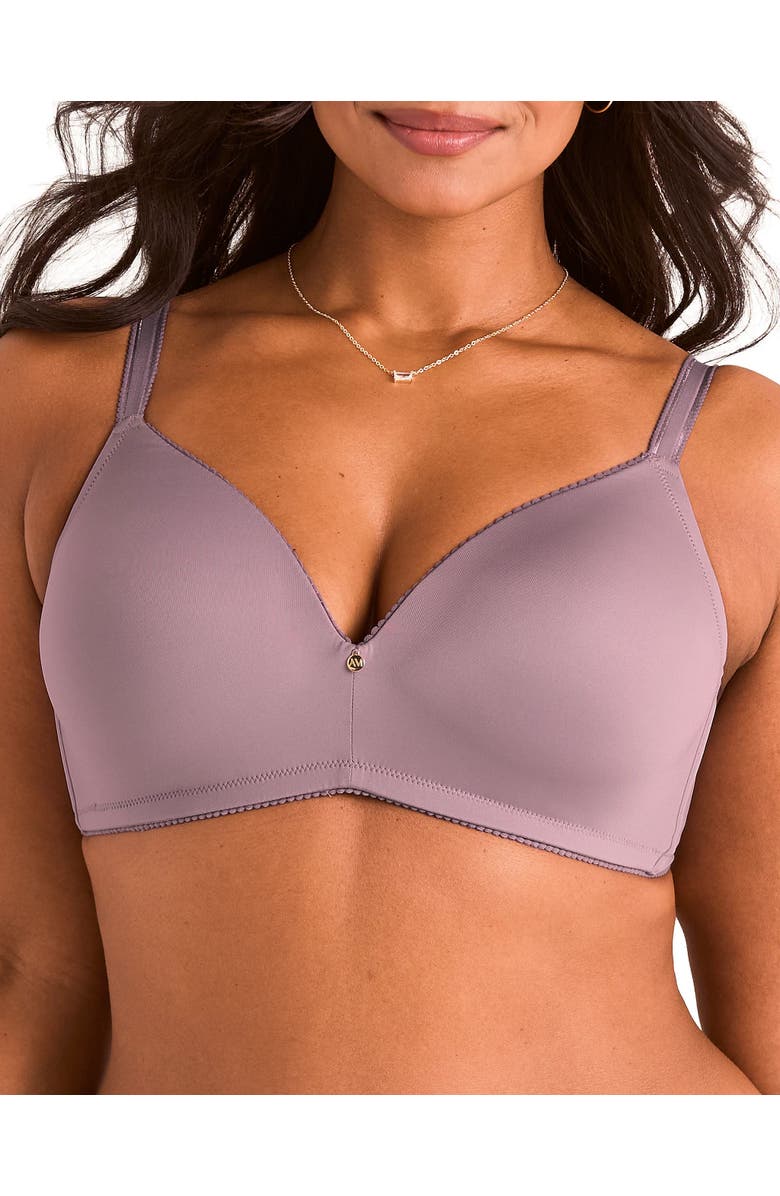 Adore Me Johana Contour Demi Bra, Main, color, Dark Purple