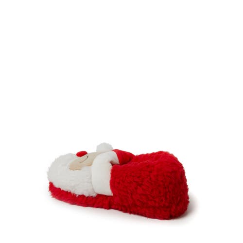 Dearfoams Kids' Emery Critter Closed Back Animal Slipper In Red