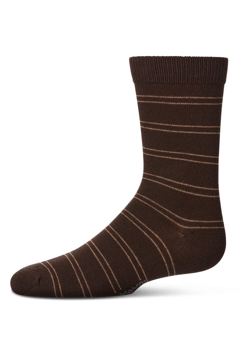 Double Lined Dress Socks, Main, color, Brown