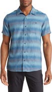 TravisMathew Neighbors Pool Short Sleeve Button-Up Shirt
