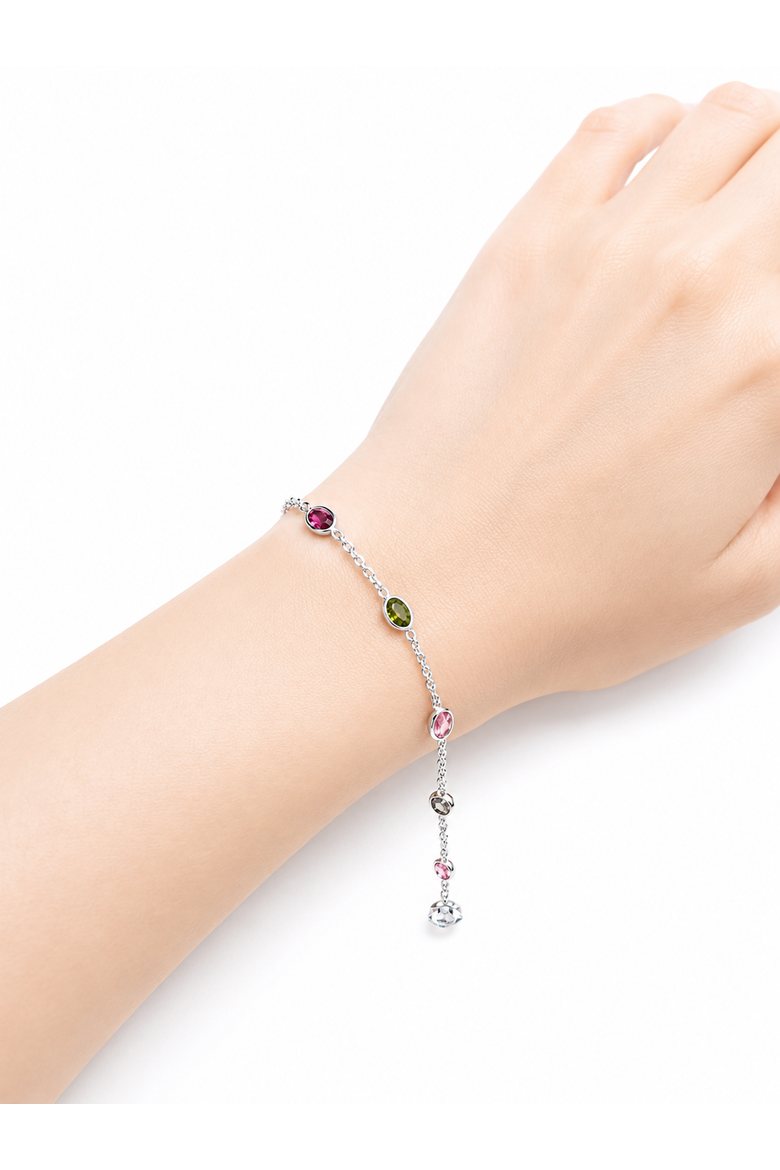 Golden Grove Multi-Stone Bracelet, Alternate, color, Green