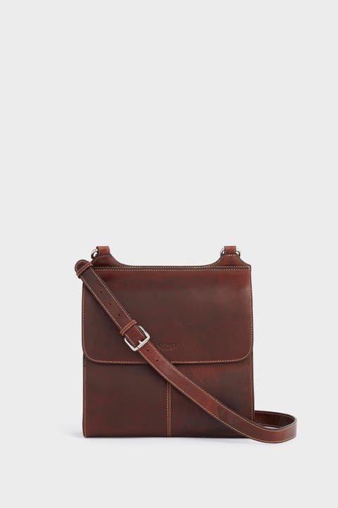 The Narissa Large Leather Crossbody Bag