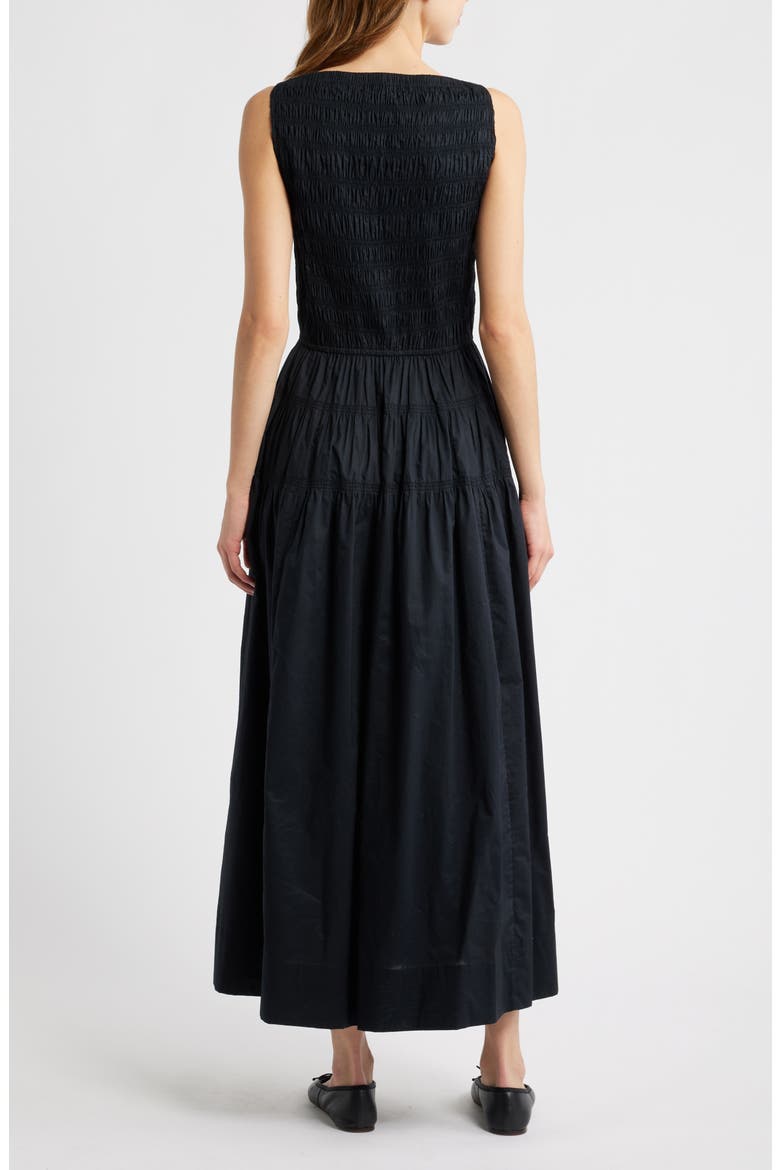 Melie Boat Neck Dress, Alternate, color, BLACK