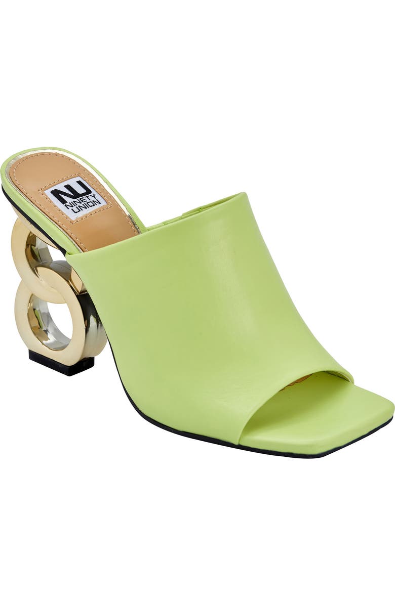 NINETY UNION Rumba Slide Sandal, Main, color, Lime