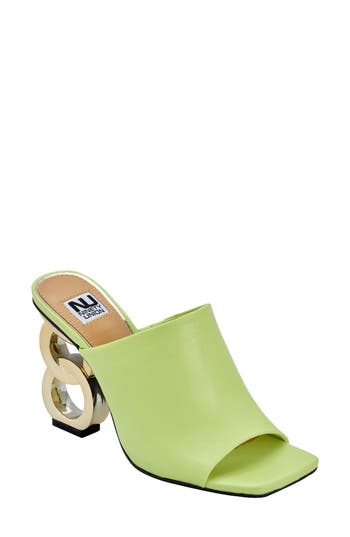 Ninety Union Rumba Slide Sandal In Lime