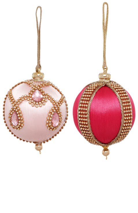 Jeweled Luxe Ornament, Set of 12