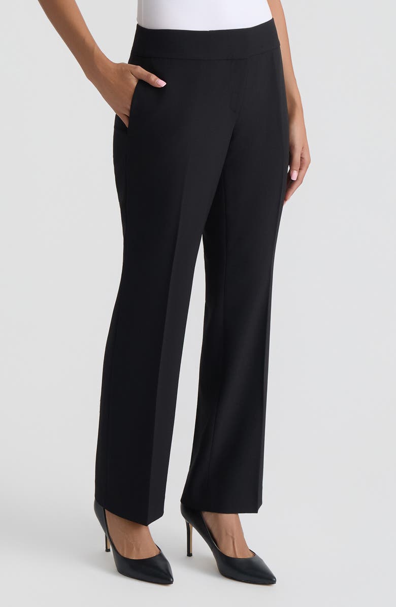 KASPER Ava Stretch Crepe Bootcut Pants, Alternate, color,