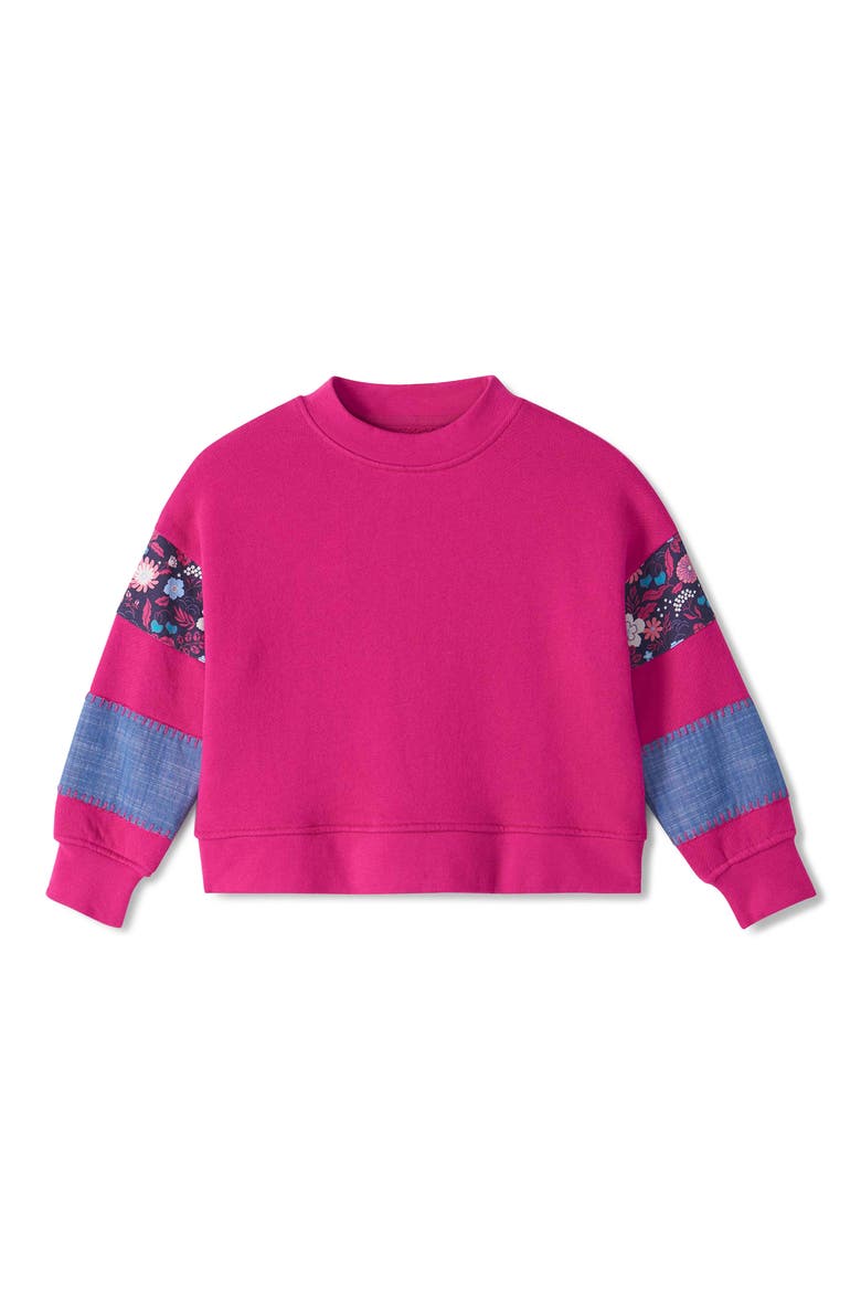 Kids' Very Berry Patch Pullover, Main, color, VERY BERRY