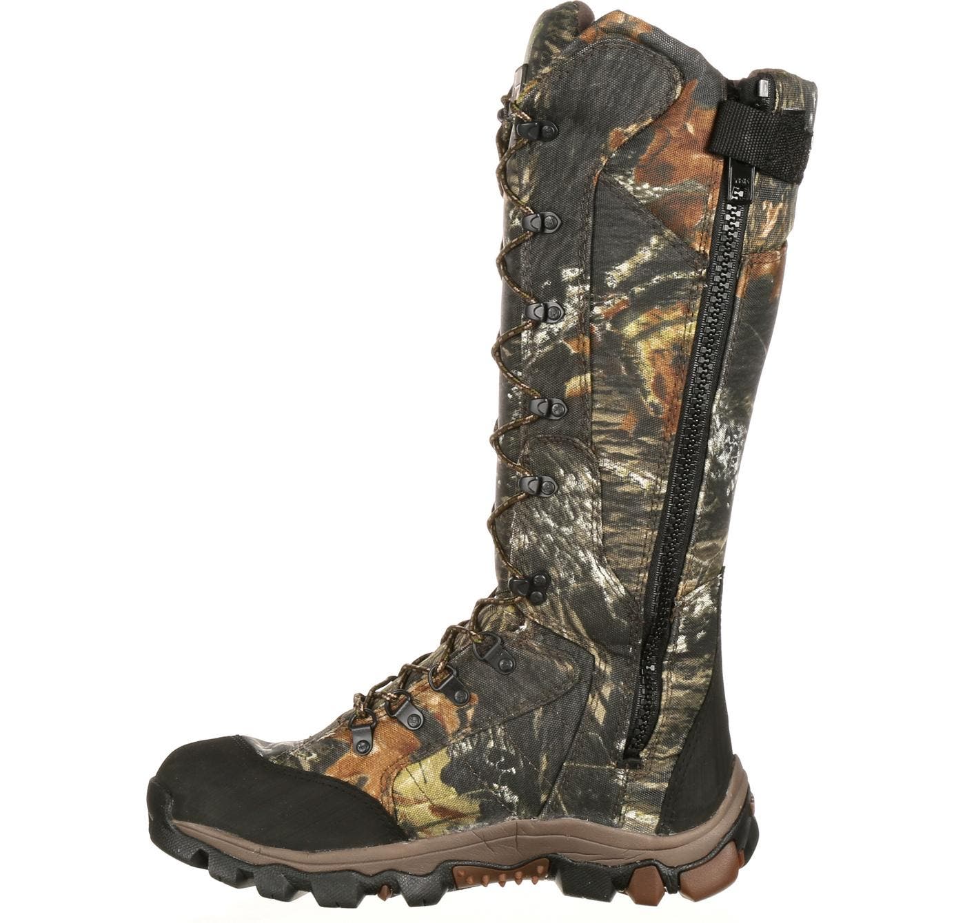 Rocky Waterproof Snake Boot, Alternate, color, Mossy Oak Break Up