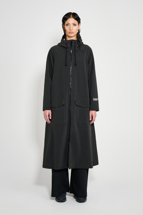 Mosebacke Long Patch Matte Raincoat