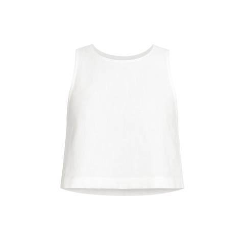 Lena 100% Linen Sleeveless Top