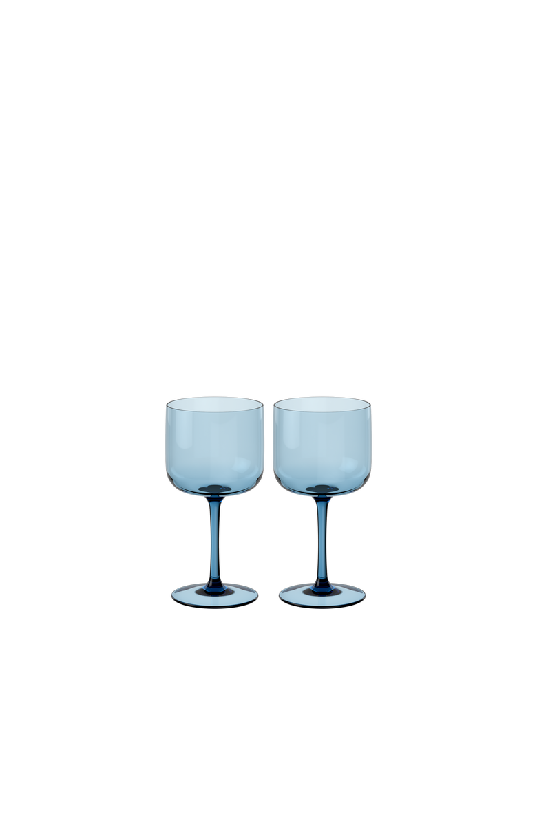 Villeroy & Boch Like Ice Wine / Water Glass Pair, Main, color, Blue