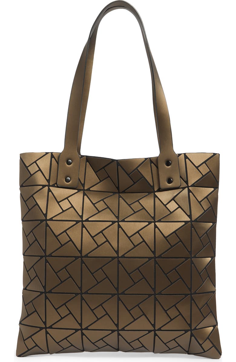 PATRIZIA LUCA Box Pattern Tote Bag, Alternate, color, Matte Bronze